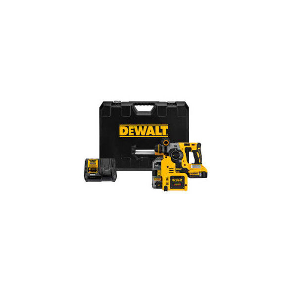 DeWalt 20V MAX Cordless Rotary Hammer Kit w/Dust Collection 1"" Brushless SDS 3