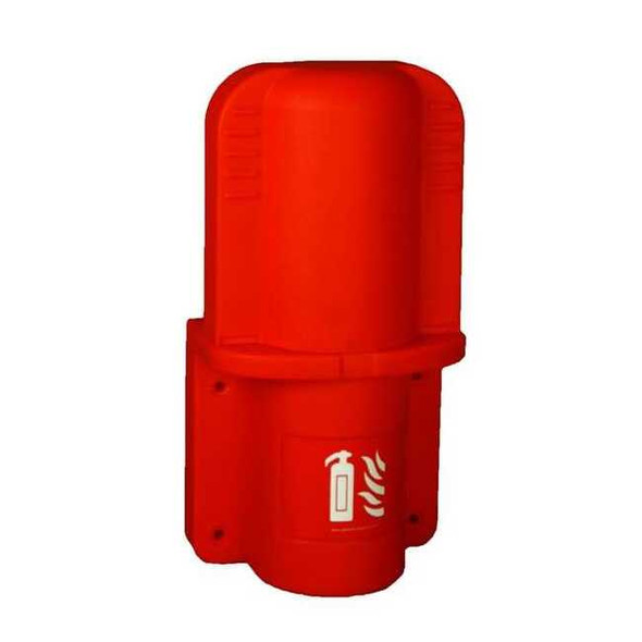 Fire Extinguisher Cabinet, Surface Mount, 16 in Height, 5 lb, Plastic