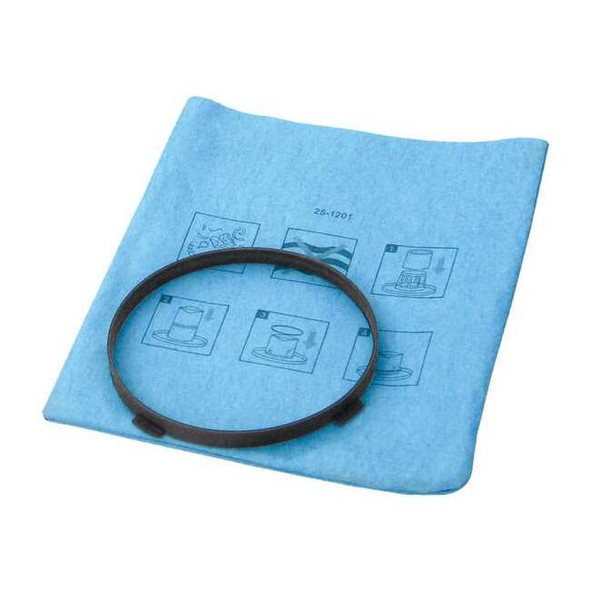 Dayton Vacuum Bag,1/8 in H,Cloth 783GC3