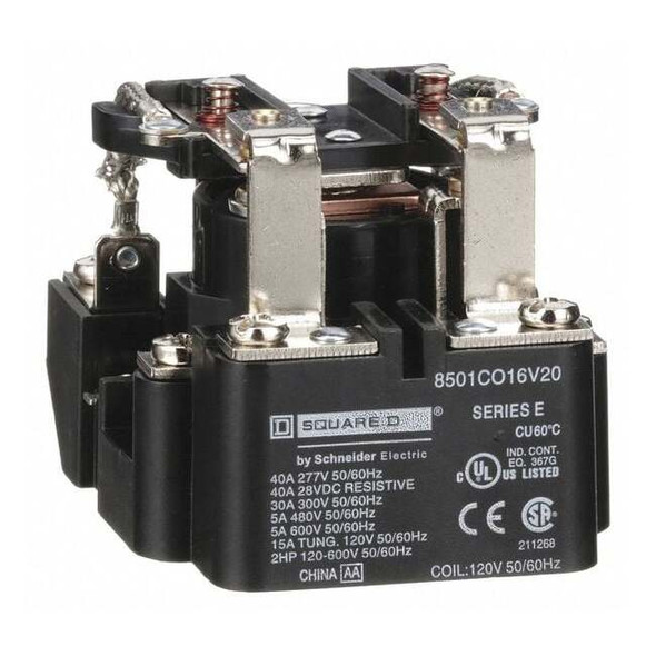 Through Panel, Open Power Relay, Square, 30 A, 8 Pins, Screw