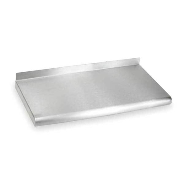Stainless Steel Wall Shelf, 16"D x 36"W x 11-1/2"H, Silver
