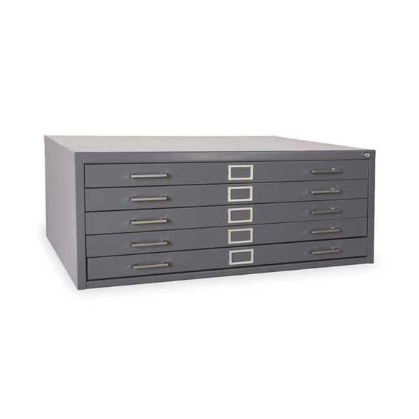 Manufacturer Varies Flat File Cabinet,41 5/16x53 3/4",Gray 2CLC3