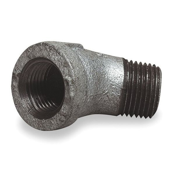 Manufacturer Varies 45 Street Elbow, Malleable Iron, 4 in 2WJ19 Manufacturer Varies 45 Street Elbow, Malleable Iron, 4 in 2WJ19
