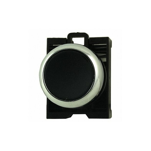 Eaton Flush Push Button, Black,22mm M22M-D-S Eaton Flush Push Button, Black,22mm M22M-D-S