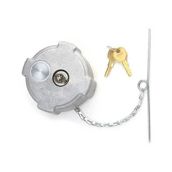 Velvac Fuel Cap, Nonvnted, Locking, 1/4 In Thread 600149