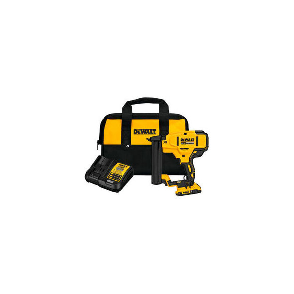 DeWalt 20V MAX XR Cordless Narrow Crown Stapler Kit 18 Gauge 1/2"" - 1-1/2""L St