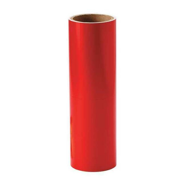 Shadow Roll Vinyl, Adhesive: Acrylic Red, 12" W x 12 ft. L, 4 mil Thick