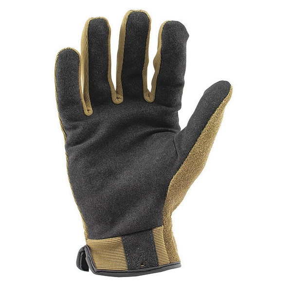Command(TM) Mechanics Touchscreen Gloves, Nylon Palm, Polyester Back, S, Brown
