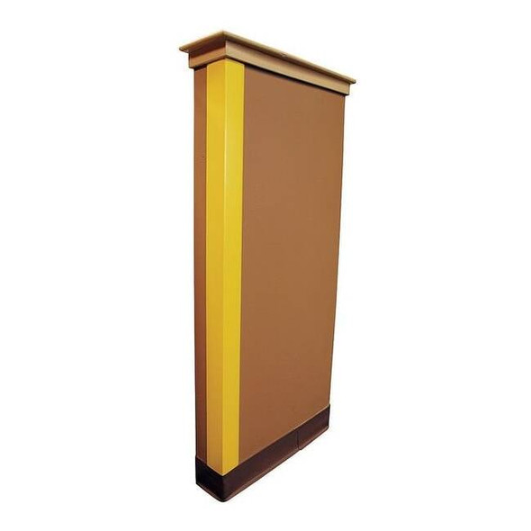 Manufacturer Varies Corner Guard,Yellow,Smooth,PVC,4 ft H 5KZH2