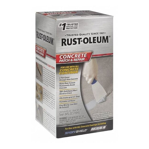 Rust-Oleum Concrete Repair Compound, Box, Gray, Concrete Patch & Repair 301012