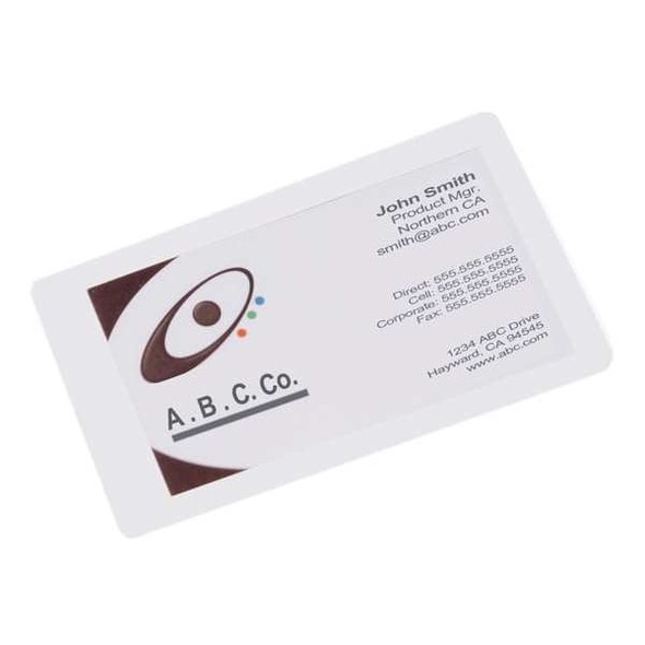 Sircle Laminating Pouches, 2-1/2x4-1/4in, PK100 LUG-07NS