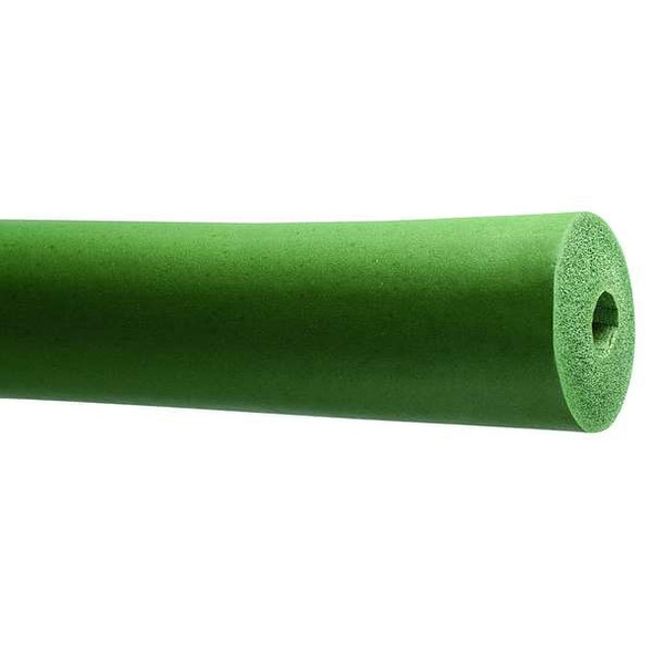 Pipe Insulation Tube, 2-1/8" OD, 6 ft. L, Halogen-Free Elastomeric, 3/4 in Wall