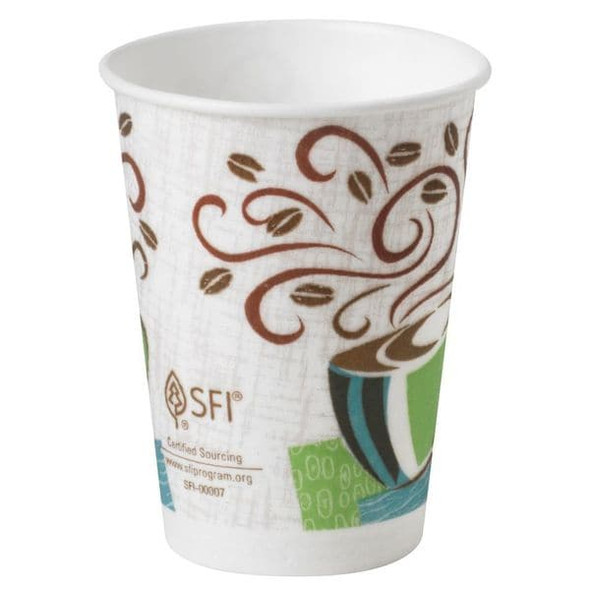 Dixie Disposable Hot cup 8 oz. White, Paper, Pk1000 5338CD