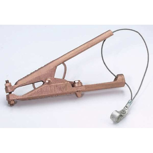 Burndy Static Discharge Clamp,8.9In GIE4CG3