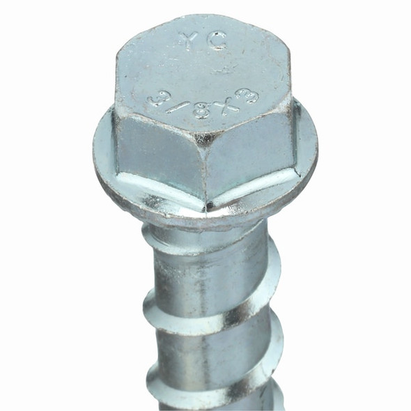 Manufacturer Varies Screw Anchor,Hex,3/8 in,PK50 U70520.037.0300