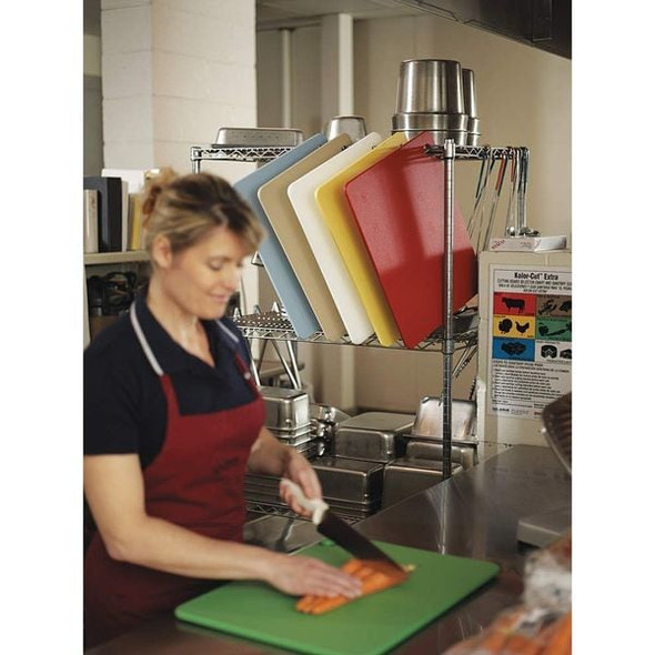 San Jamar Cutting Board,15x20 in,White CB152012WH
