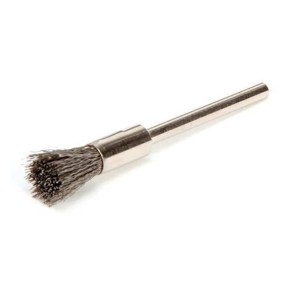 Weiler Miniature End Brush,Crimped Wire,1/4" 91228