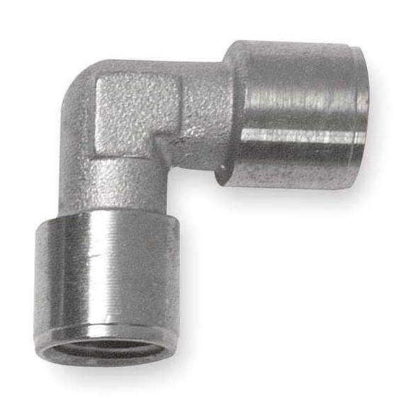 Aignep Usa 90 Elbow, Nickel-Plated Brass, 1/4 in 82510N-04