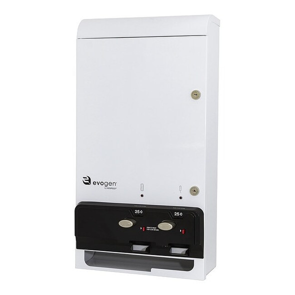 Evogen San Nap & Tamp Disp,26inH,WH,Single Coin EV1-25