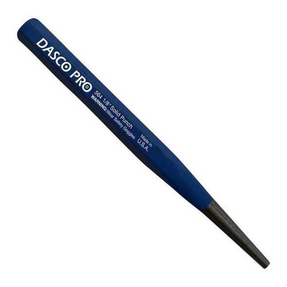 Dasco Pro Solid Punch,1/8 x 5 In,Carbon Steel 564