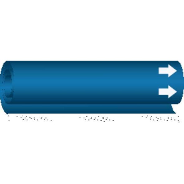 Brady Pipe Marker,(Blank),Blue,1/2 to 1-3/8 In 5600-O