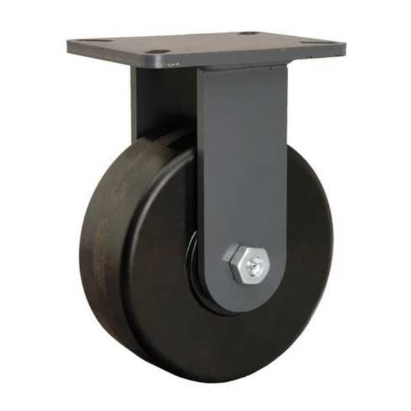 Hamilton Plte Caster,Rgd,Phenolic,8 in.,3000 lb. R-CH-83PH