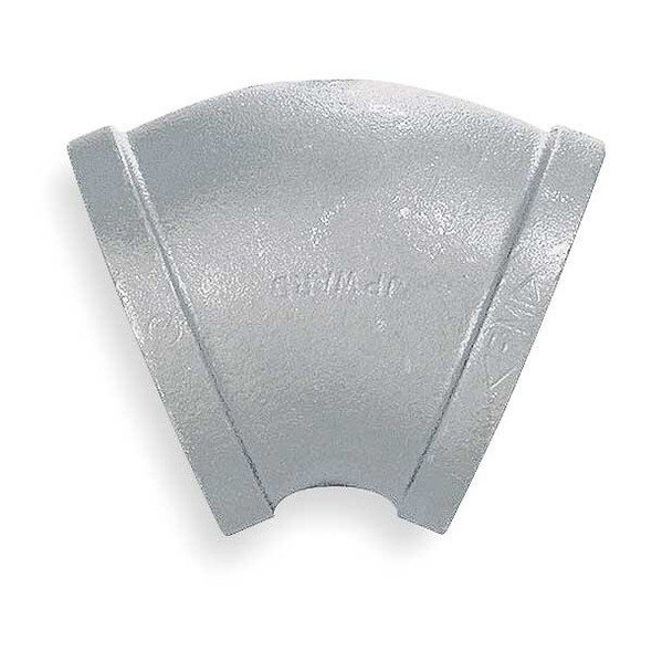 Manufacturer Varies 45 Elbow, Malleable Iron, 4 in, NPT 2WJ12 Manufacturer Varies 45 Elbow, Malleable Iron, 4 in, NPT 2WJ12