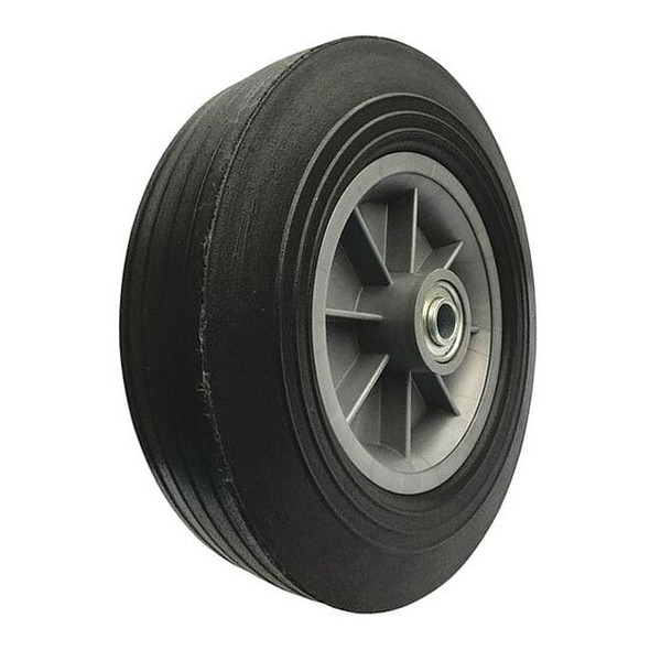 Manufacturer Varies Solid Wheel,Ribbed,10" Dia.,Ball Bearing 53CM88