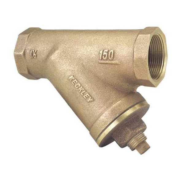 Keckley Y Strainer,4" H,20 mesh,Bronze 3/41THY-BCM20M34-FTI-F