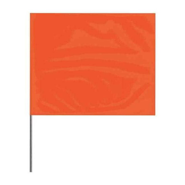 Presco Marking Flag, PVC, Solid, 2.5" L., 100 PK 2321O-200