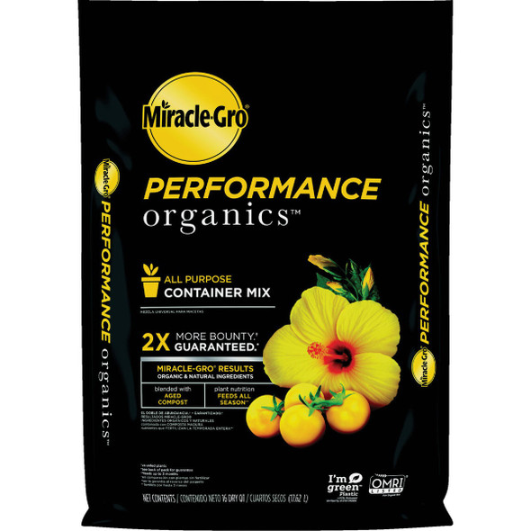 Miracle-Gro Performance Organics 16 Qt. All Purpose Container Mix 45616300