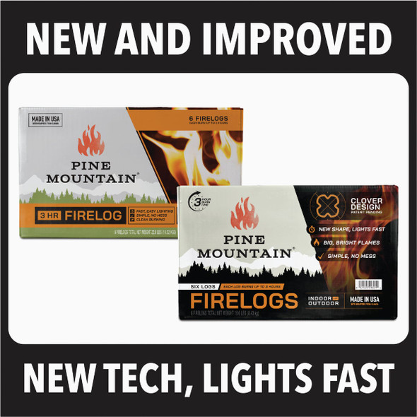 Pine Mountain Traditional 3-Hour Fire Log (6-Pack) 800-002-814 450421