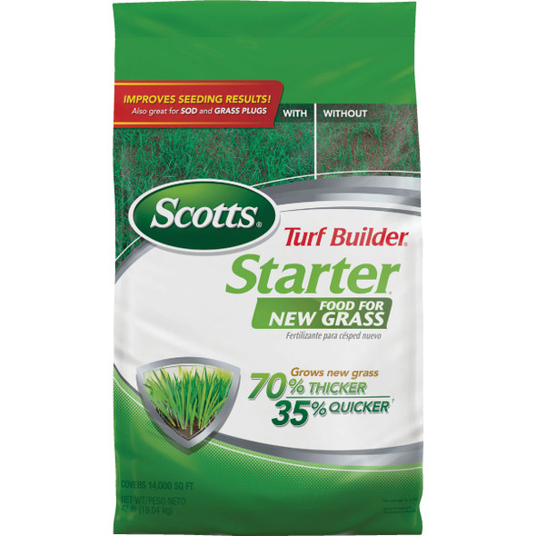 Scotts Turf Builder 42 Lb. 14,000 Sq. Ft. Starter Food For New Grass 21814