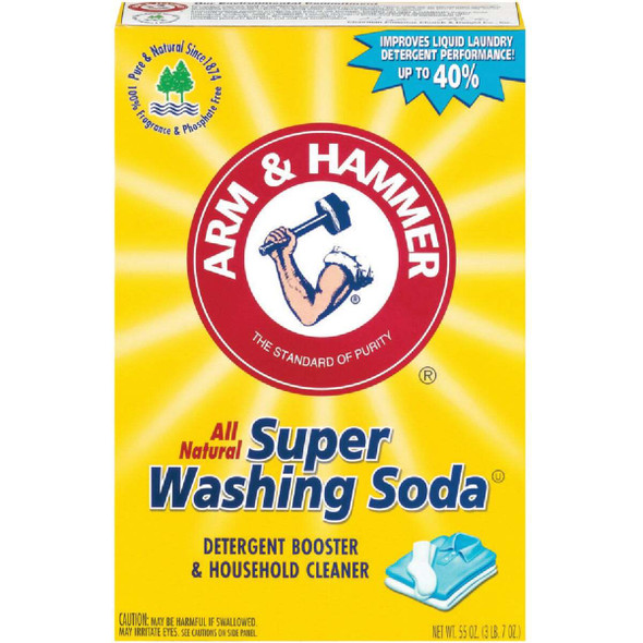 Arm & Hammer 55 Oz. Super Washing Soda Laundry Booster 03020
