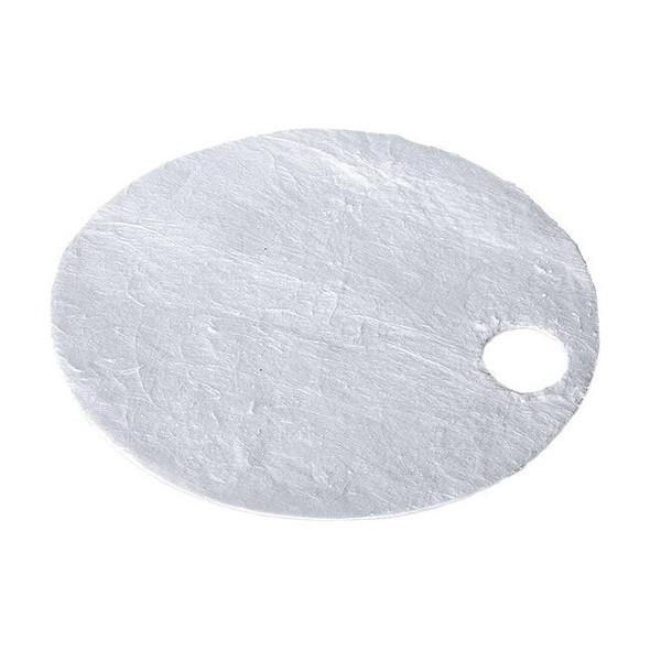 Sorbent Pad, 9.9 gal, 22 in Dia., Oil, White, Renewable Natural Fibers