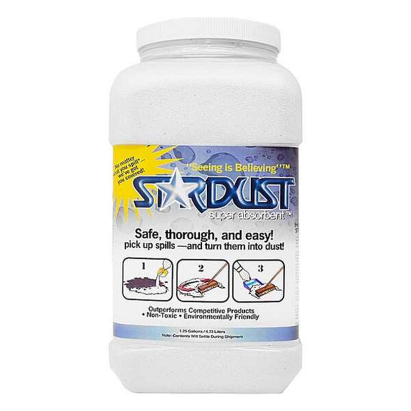 Stardust Spill Products Universal Absorbent,5 Quart.,Shaker D503 Stardust Spill Products Universal Absorbent,5 Quart.,Shaker D503