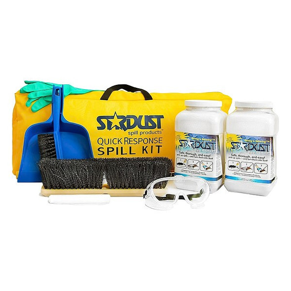 Stardust Spill Products Vehicle Spill Kit, Chem/Hazmat D710 Stardust Spill Products Vehicle Spill Kit, Chem/Hazmat D710