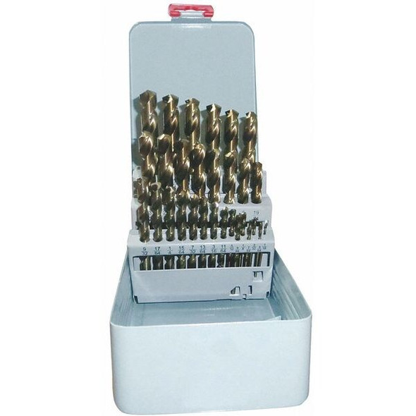 Manufacturer Varies Jobber Drill Set,29 pc,Cobalt 401J95