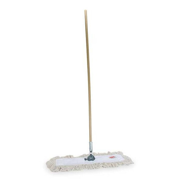 Tough Guy Dust Mop Kit,24 in W,White 1TZD9 Tough Guy Dust Mop Kit,24 in W,White 1TZD9