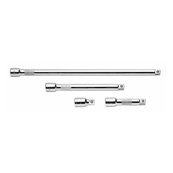 Extension Set 3/8" Dr, 1 1/2 in, 3 in, 6 in, 12 in L, 4 Pieces, Chrome