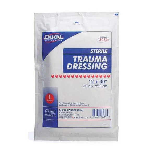 First Aid Only Multi-Trauma Dressing, White, 12in. W, PK50 M240