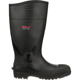 Tingley Pilot G2 Knee Boot Plain Toe 15""H Size 7 Black