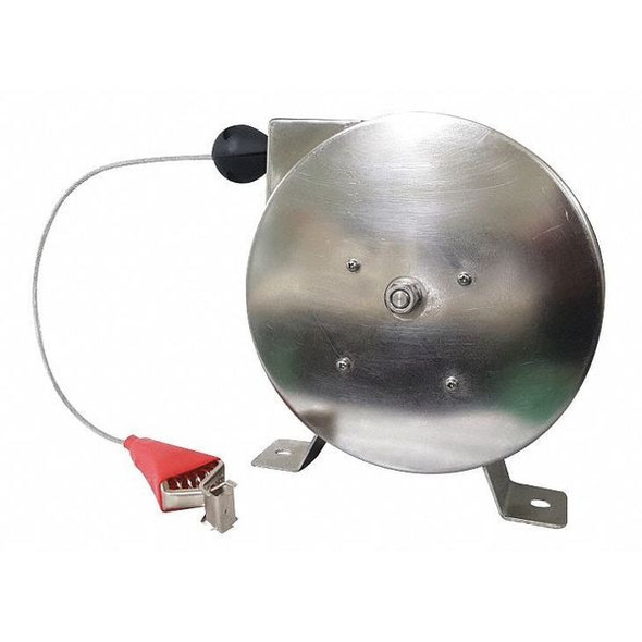 Speedaire Cable Reel,50 ft.,Stainless Steel,Silver 440G05