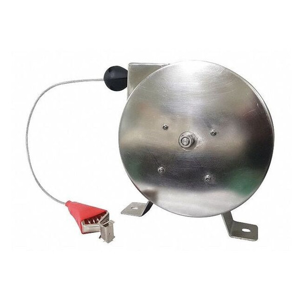 Speedaire Cable Reel,50 ft.,Stainless Steel,Silver 440G05