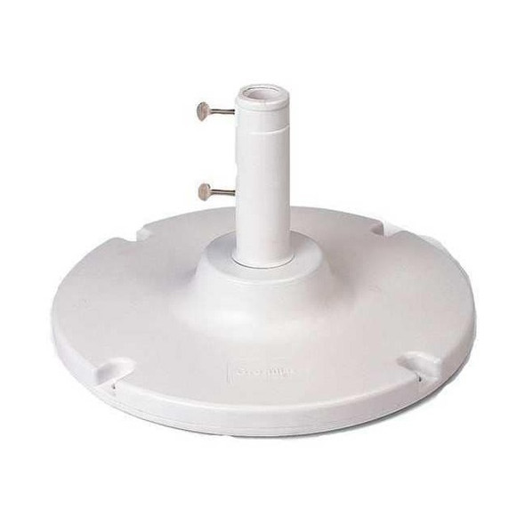 Grosfillex Umbrella Base, 70 lb., White US607004