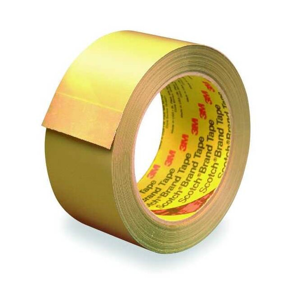 Scotch Packing Tape, 3.1 mil Thick, 2 in W x 50 m L, 3 in Core Dia., Tan 375