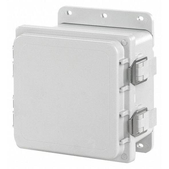 1/4 Turn Latch Electrical Enclosures, 17.95 in H, 10.35 in D, 16 in W, 12, 13, 4, 4X, Polyester