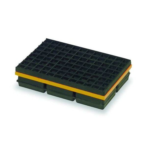 Mason Industries Vibration Isolation Pad,8x8x1 1/4 In MWSW8X8