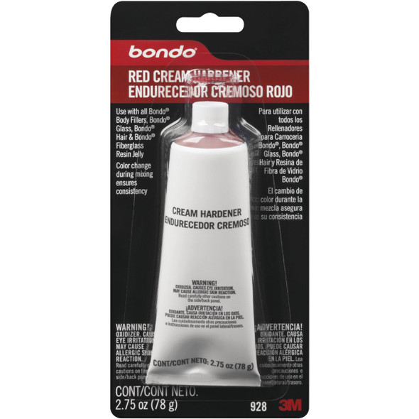 Bondo 2.75 Oz. Blue Cream Body Filler Hardener 928