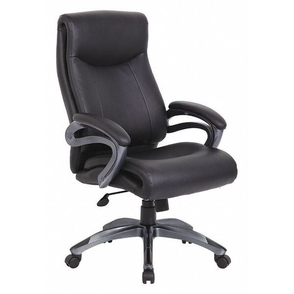 Manufacturer Varies Executive Chair,High Back,Leather Seat 452R19